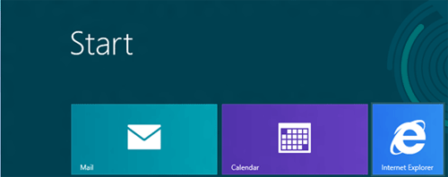 Windows 8 Start Screen